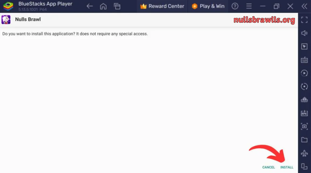 install null brwal for pc