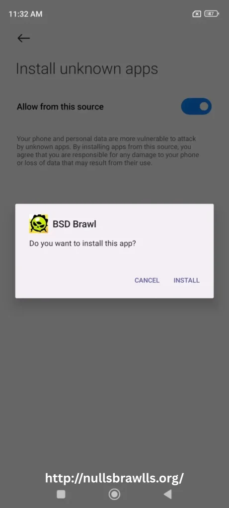 Allow Installation