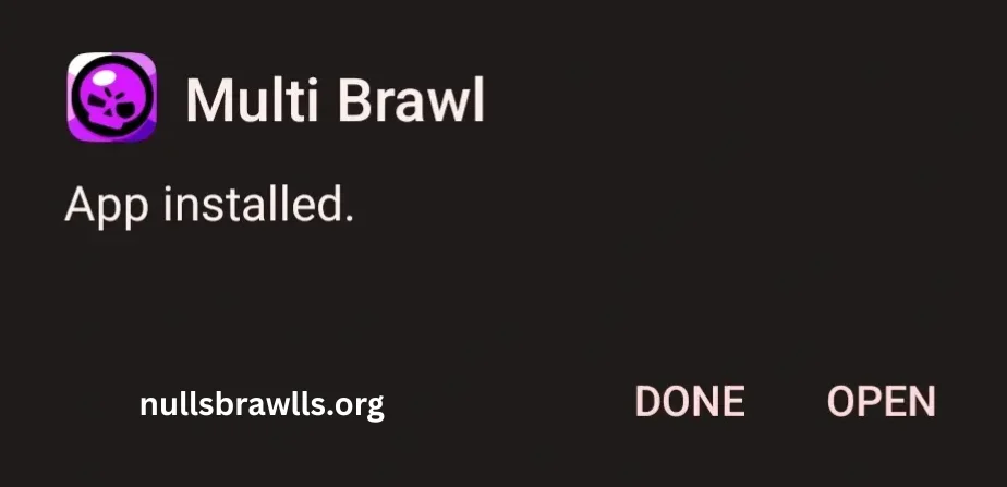 Multi Brawl APK Latest v47.227 Download for Android 11 installed, you can OPEN it.